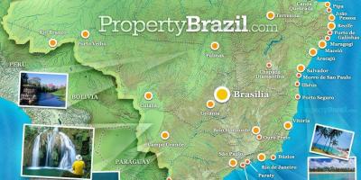 Туристическая карта Бразилии